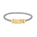 FRED CHANCE LARGE 8 FIGURE BUCKLE NO DIAMOND BRACELET GOLD