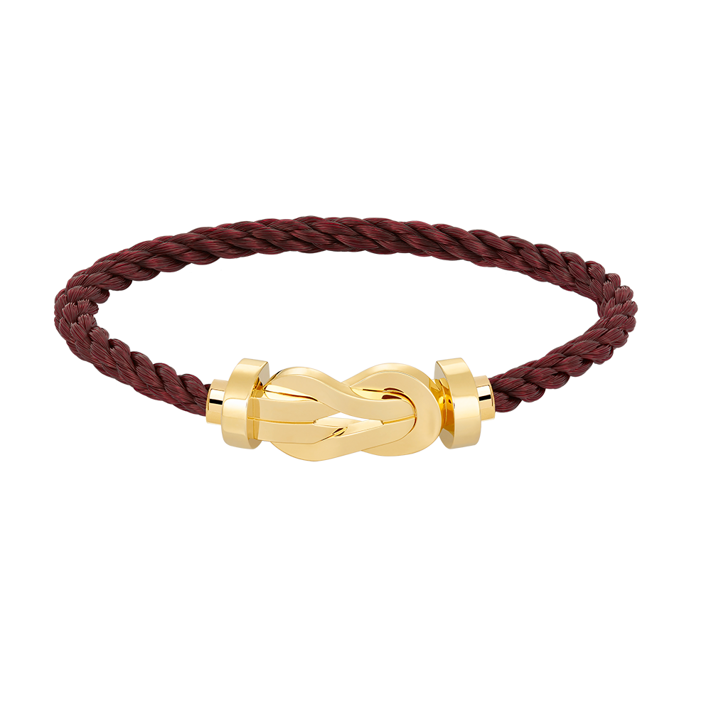 FRED CHANCE LARGE 8 FIGURE BUCKLE NO DIAMOND BRACELET GOLD