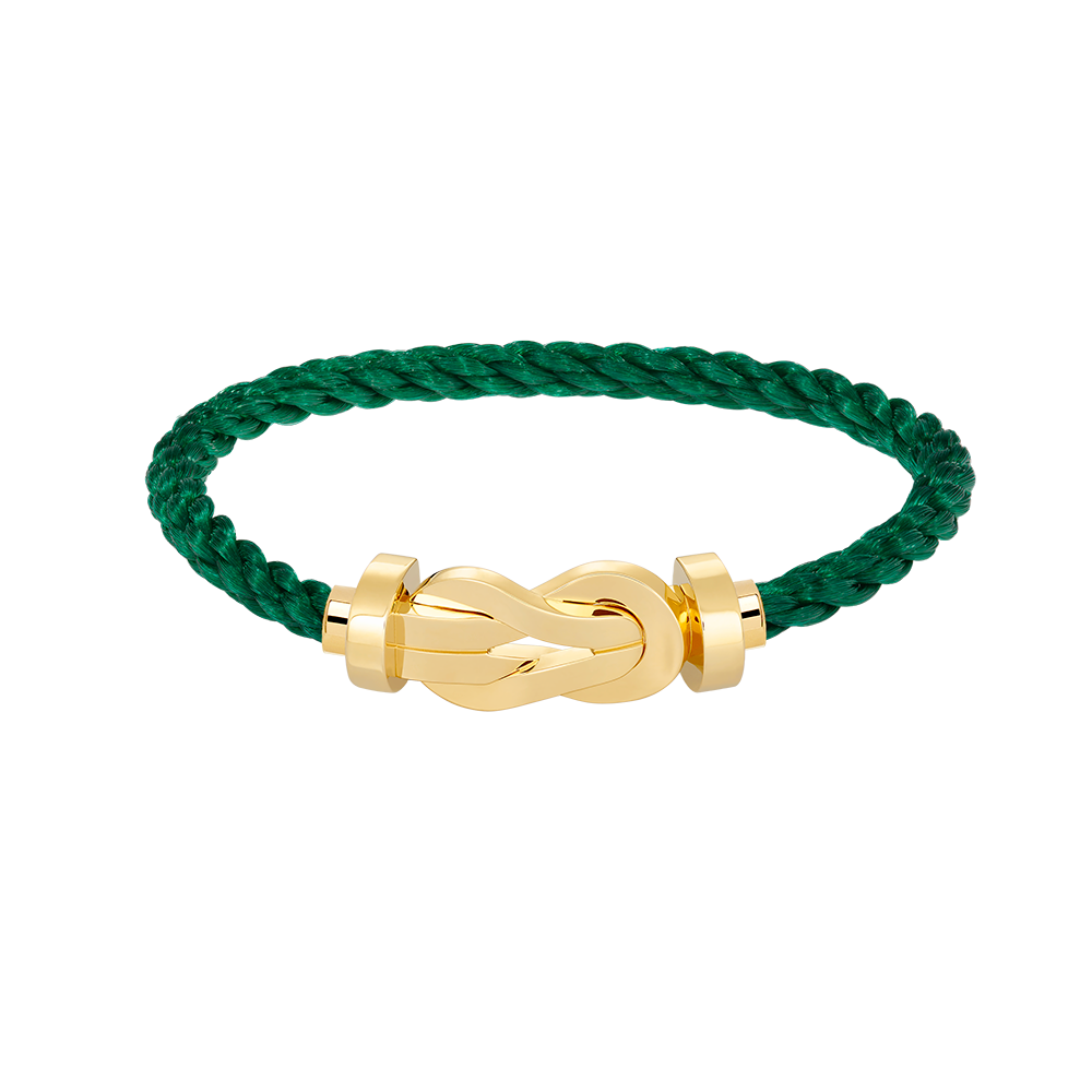 FRED CHANCE LARGE 8 FIGURE BUCKLE NO DIAMOND BRACELET GOLD
