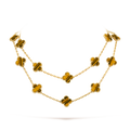 VCA CLOVER 20 MOTIFS TIGER EYE ROSE GOLD