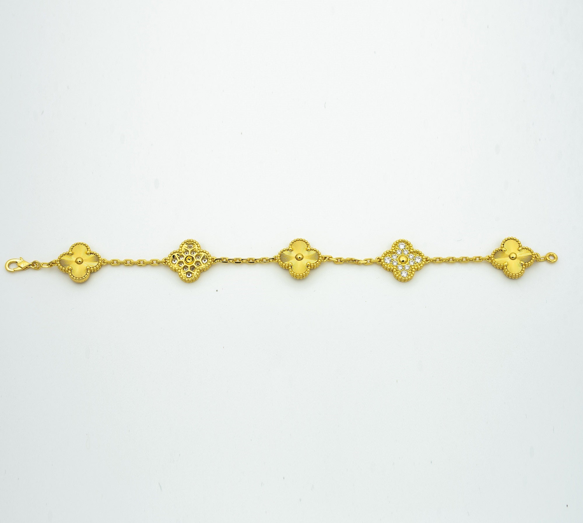 VCA CLOVER 5 MOTIF LASER BRACELET COLLECTION