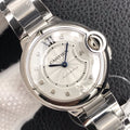 CARTIER BALLON BLEU 33MM AUTOMATIC WHITE DIAL DIAMOND HOUSE MAKER