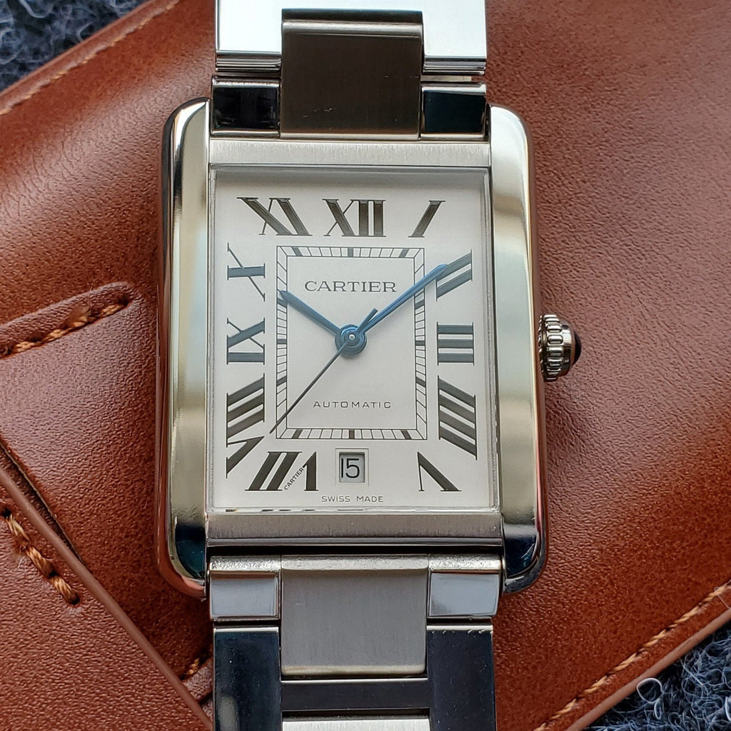 CARTIER TANK SOLO XI 5200028 STAINLESS STEEL WHITE DIAL