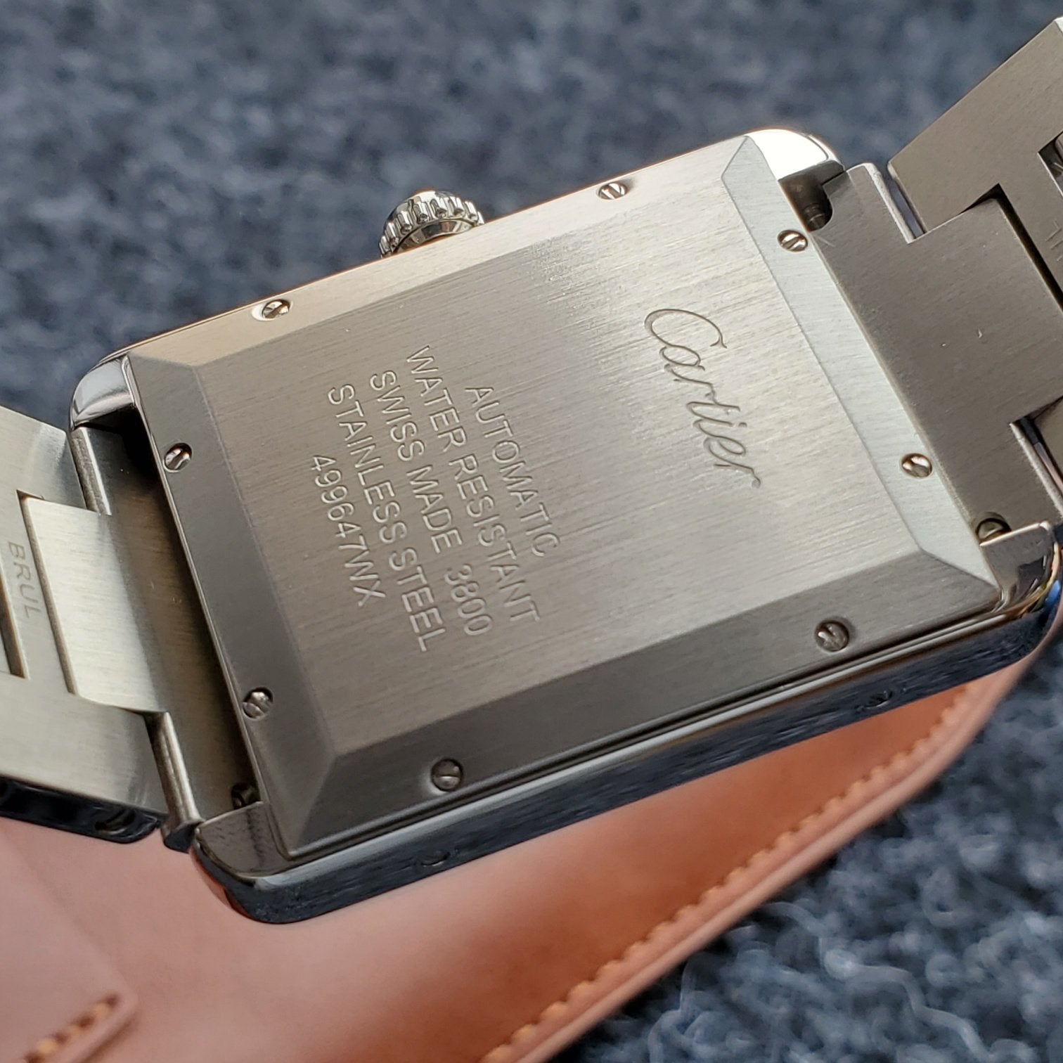 CARTIER TANK SOLO XI 5200028 STAINLESS STEEL WHITE DIAL