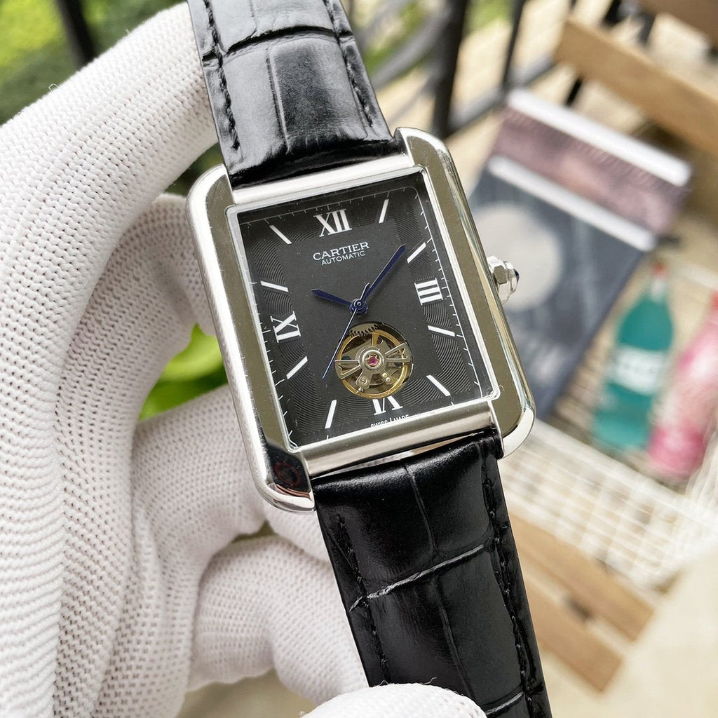 CARTIER TANK SOLO 40MM STEEL CASE TOURBILLON