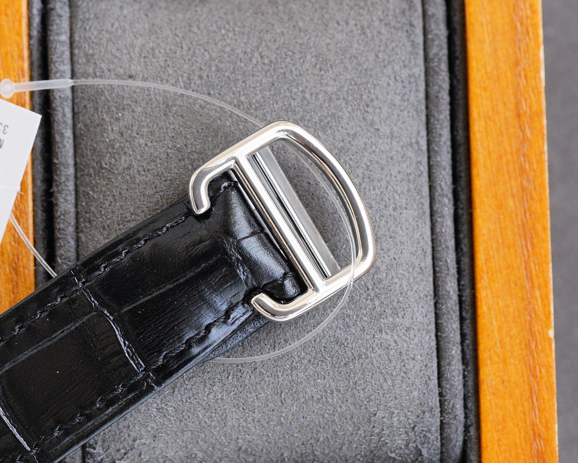CARTIER SANTOS BLACK BEZEL SKELETON