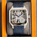 CARTIER SANTOS STEEL CASE  SKELETON