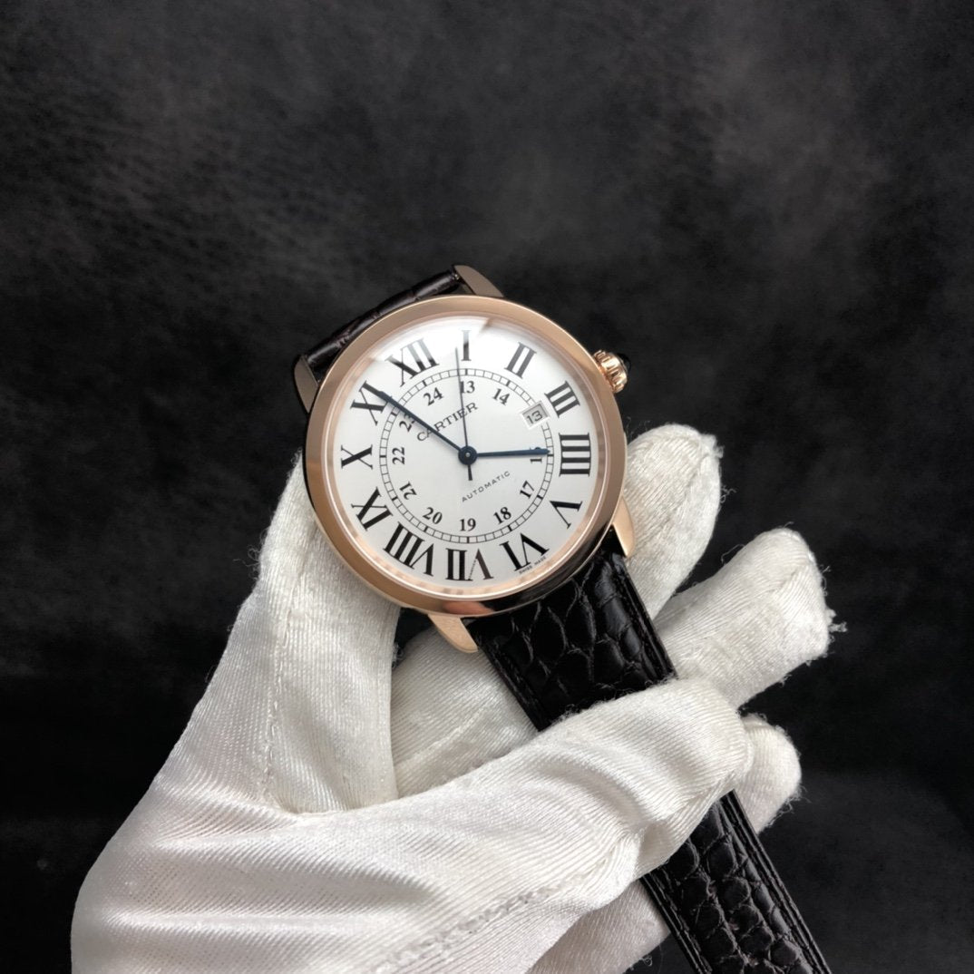CARTIER RONDE SOLO 36MM LARGE YELLOW GOLD STEEL