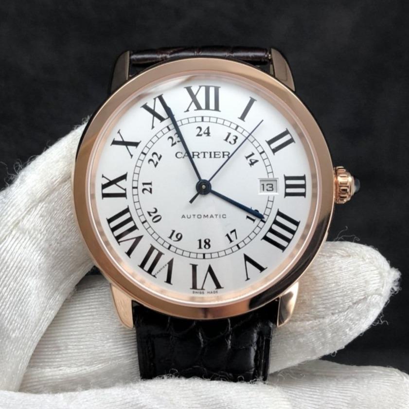 CARTIER RONDE SOLO 36MM LARGE YELLOW GOLD STEEL