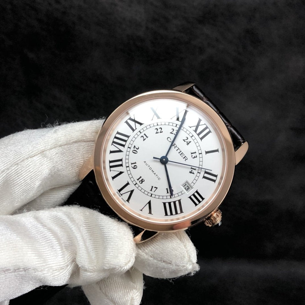 CARTIER RONDE SOLO 36MM LARGE YELLOW GOLD STEEL