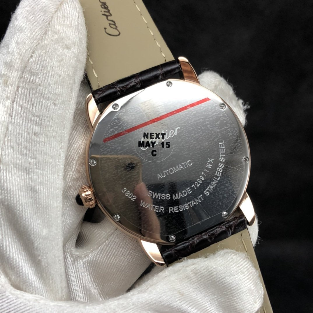 CARTIER RONDE SOLO 36MM LARGE YELLOW GOLD STEEL