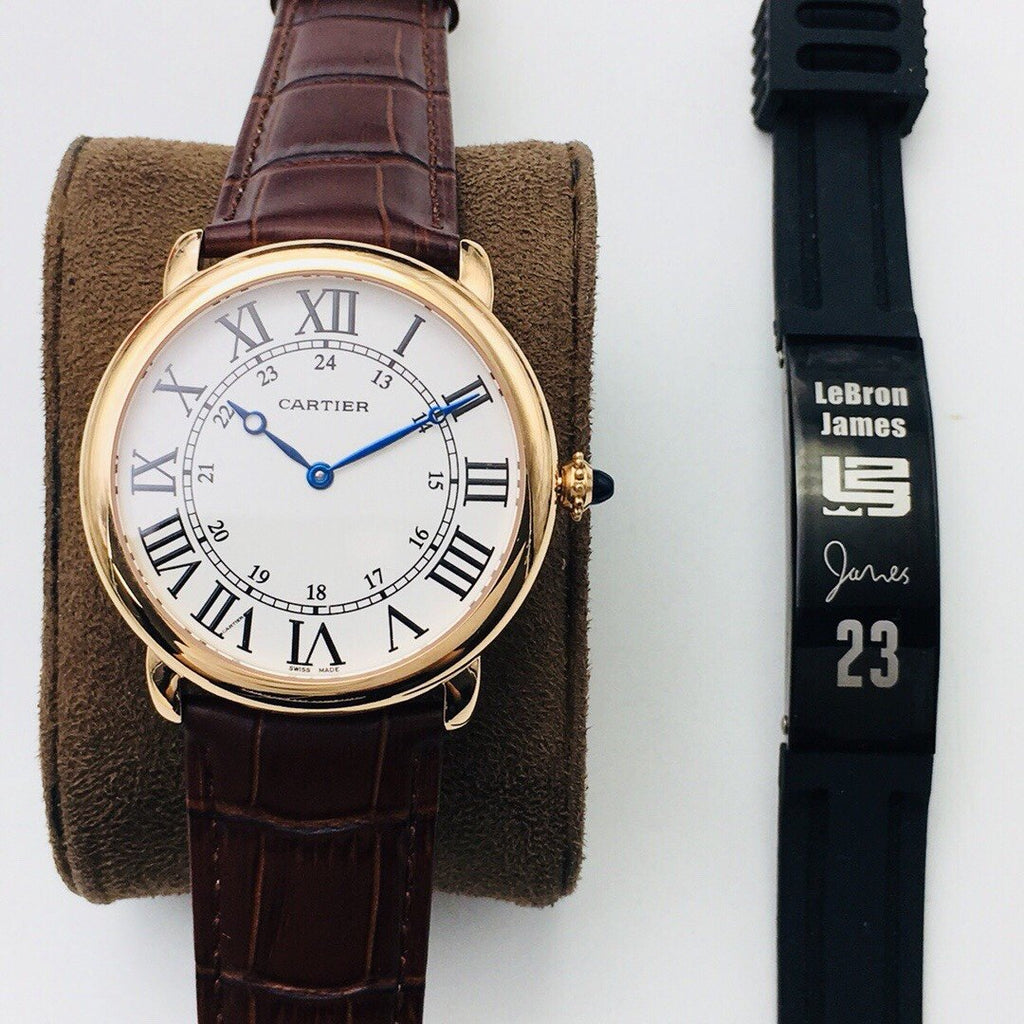 CARTIER RONDE CARTIE 40MM YELLOW GOLD WHITE DIAL