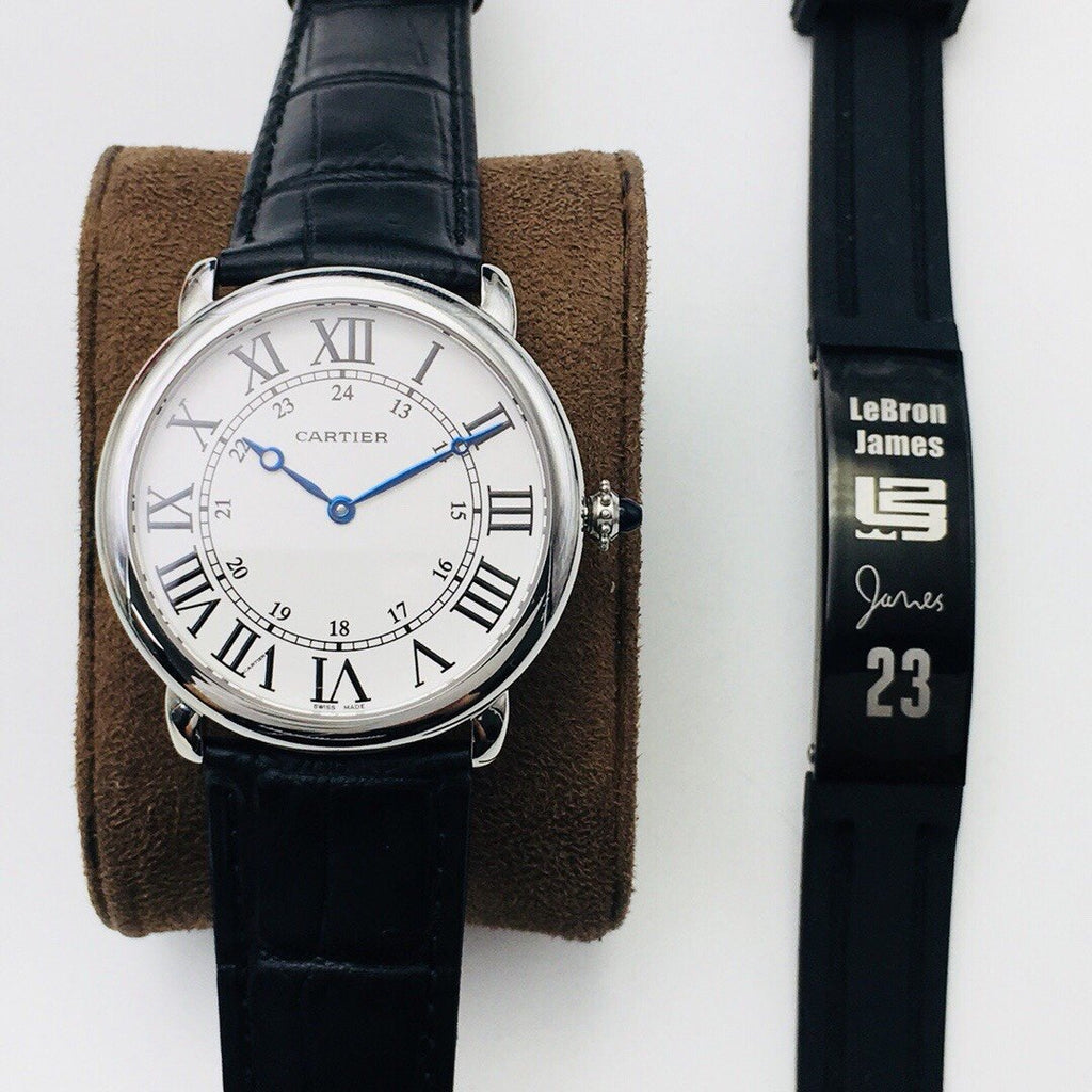 CARTIER RONDE CARTIE 40MM STAINLESS STEEL WHITE DIAL