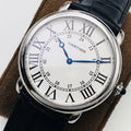 CARTIER RONDE CARTIE 40MM STAINLESS STEEL WHITE DIAL
