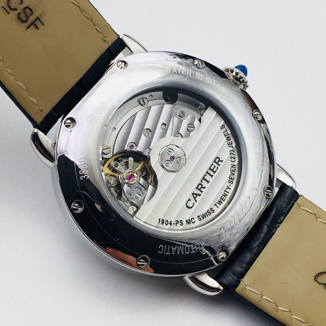CARTIER RONDE CARTIE 40MM STAINLESS STEEL WHITE DIAL