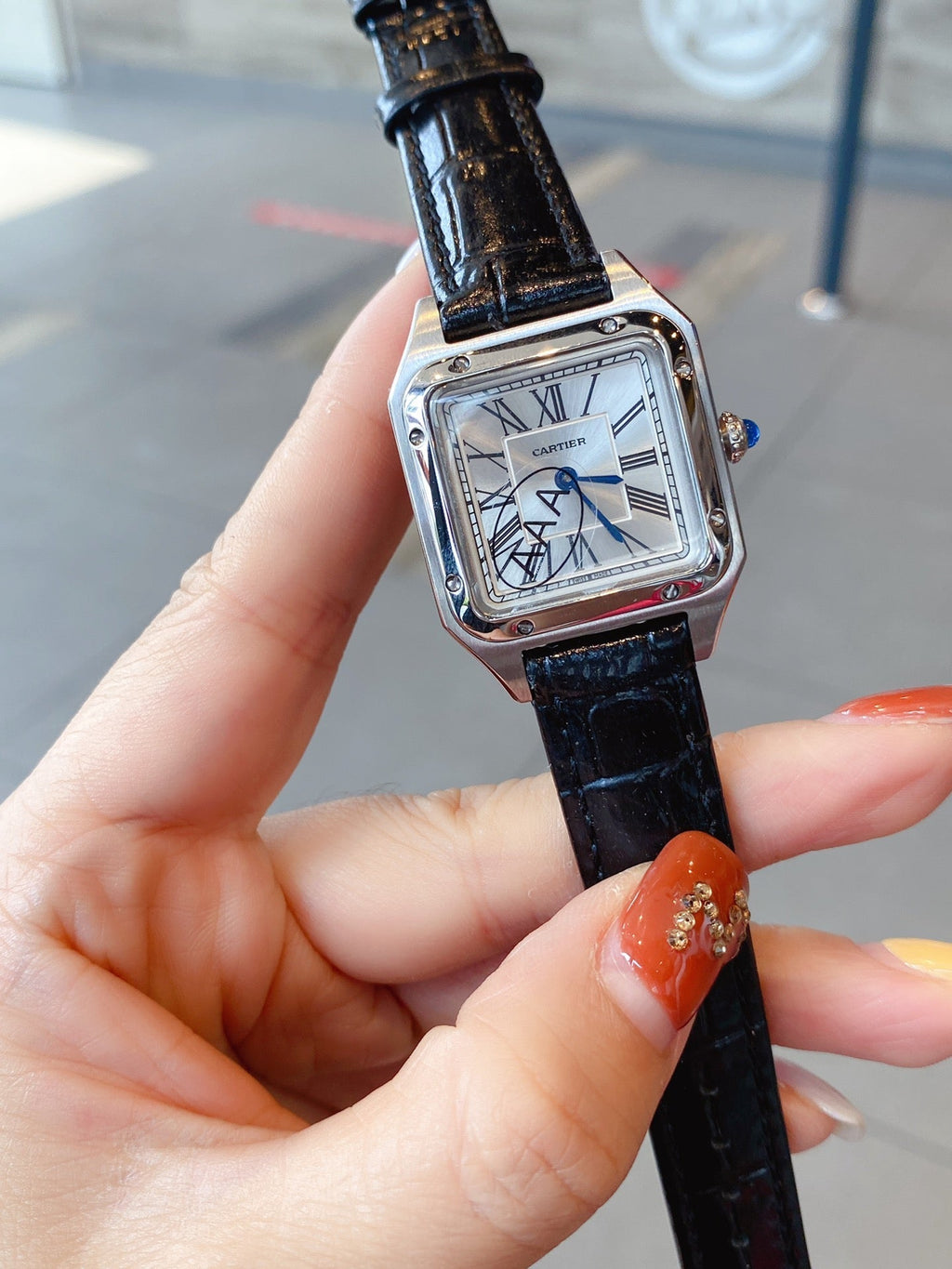 CARTIER SANTOS DE CARTIE QUARTZ 28MM STEEL CASE