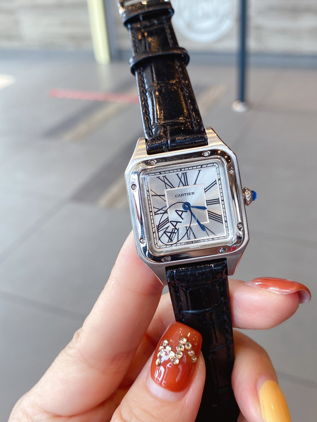 CARTIER SANTOS DE CARTIE QUARTZ 28MM STEEL CASE