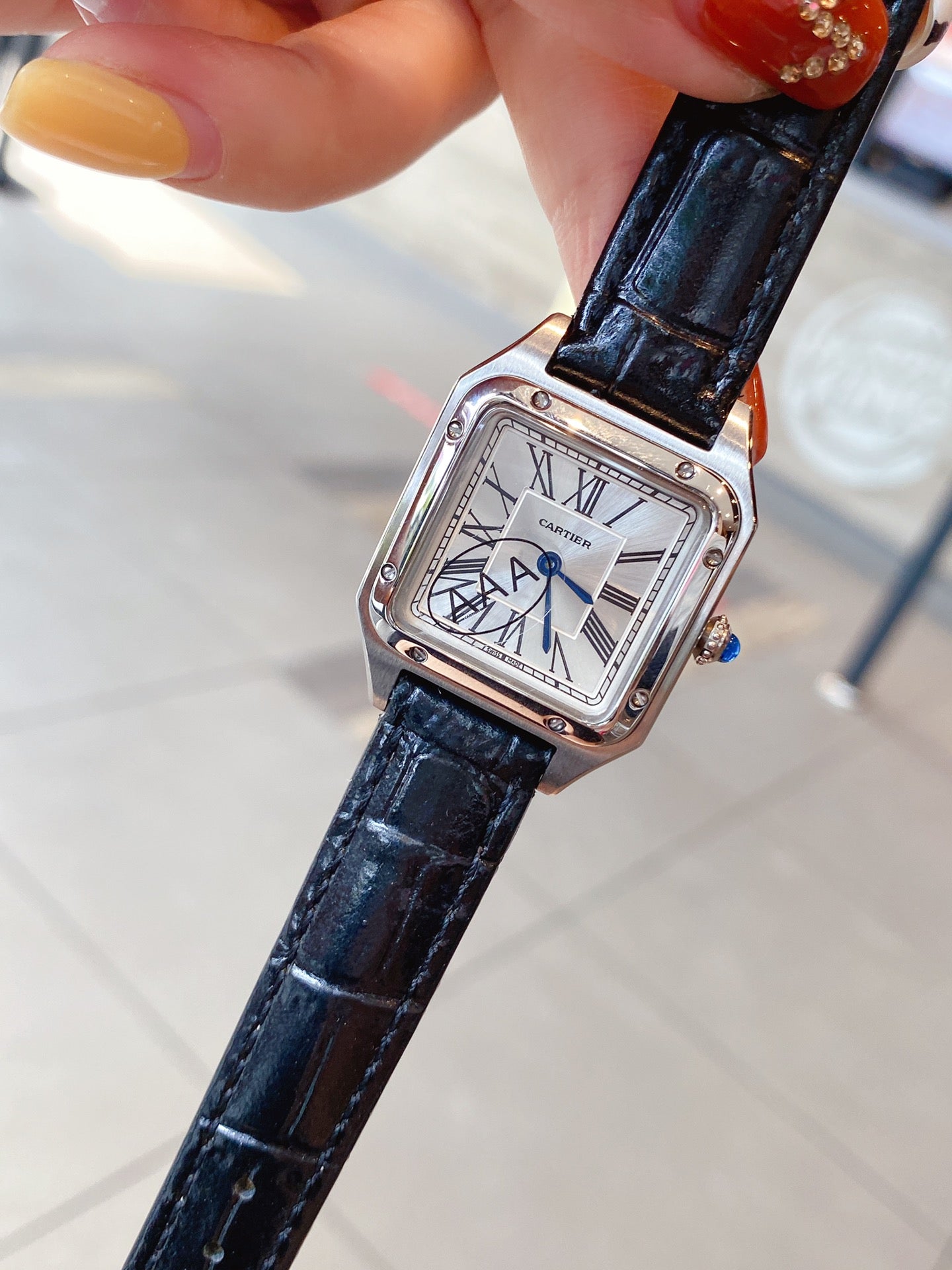 CARTIER SANTOS DE CARTIE QUARTZ 28MM STEEL CASE