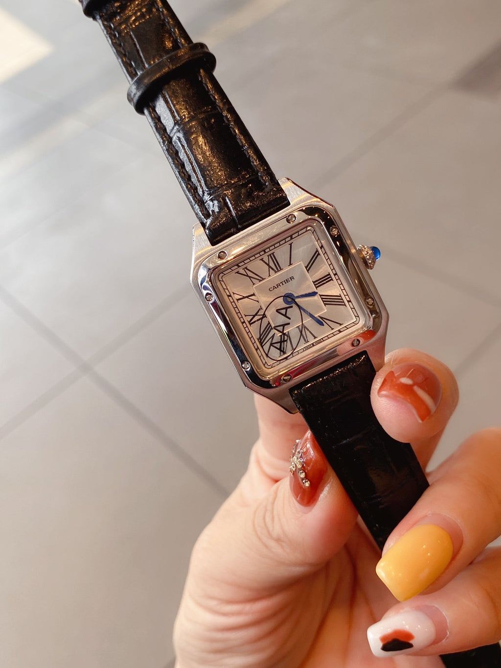 CARTIER SANTOS DE CARTIE QUARTZ 28MM STEEL CASE