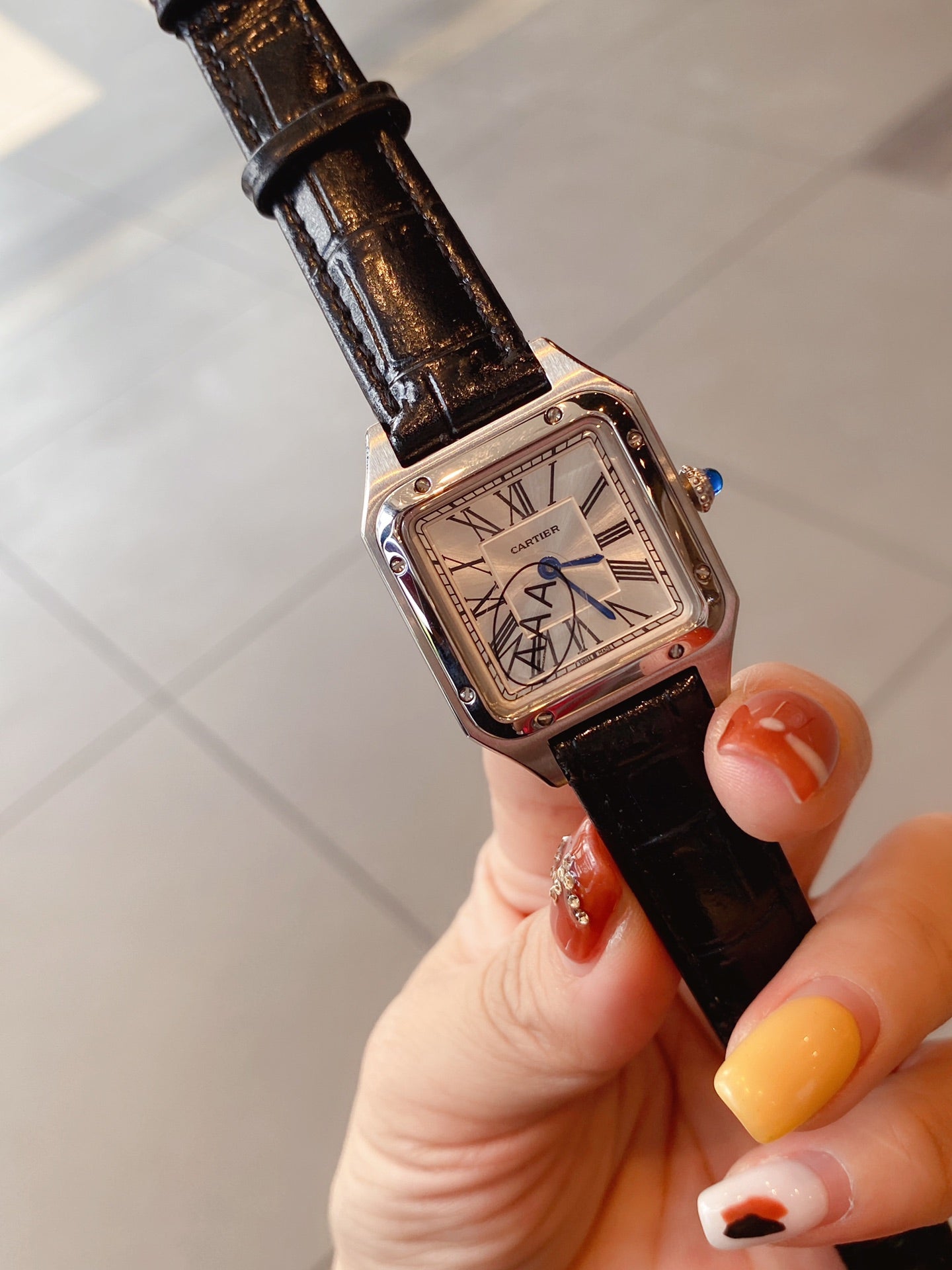 CARTIER SANTOS DE CARTIE QUARTZ 28MM STEEL CASE