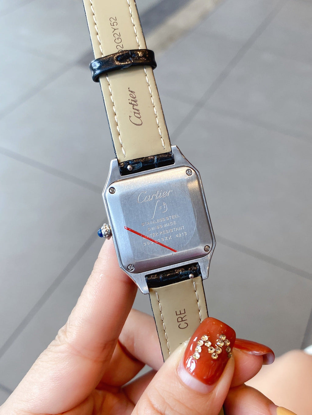 CARTIER SANTOS DE CARTIE QUARTZ 28MM STEEL CASE