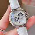 CARTIER BALLON BLEU 33MM CUSTOM DIAL LEATHER STRAP