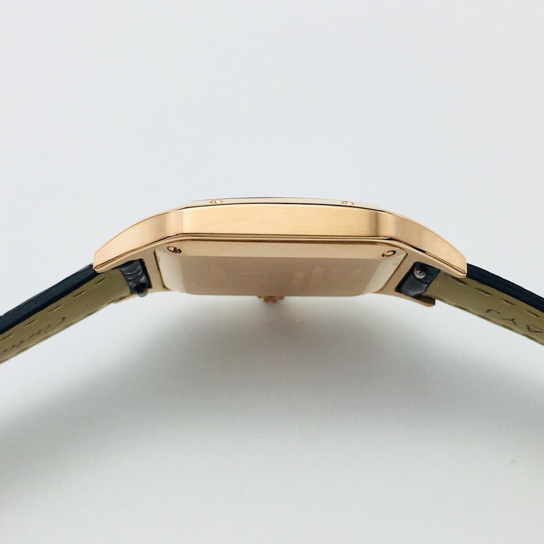 CARTIER SANTOS DUMONT QUARTZ GOLD CASE