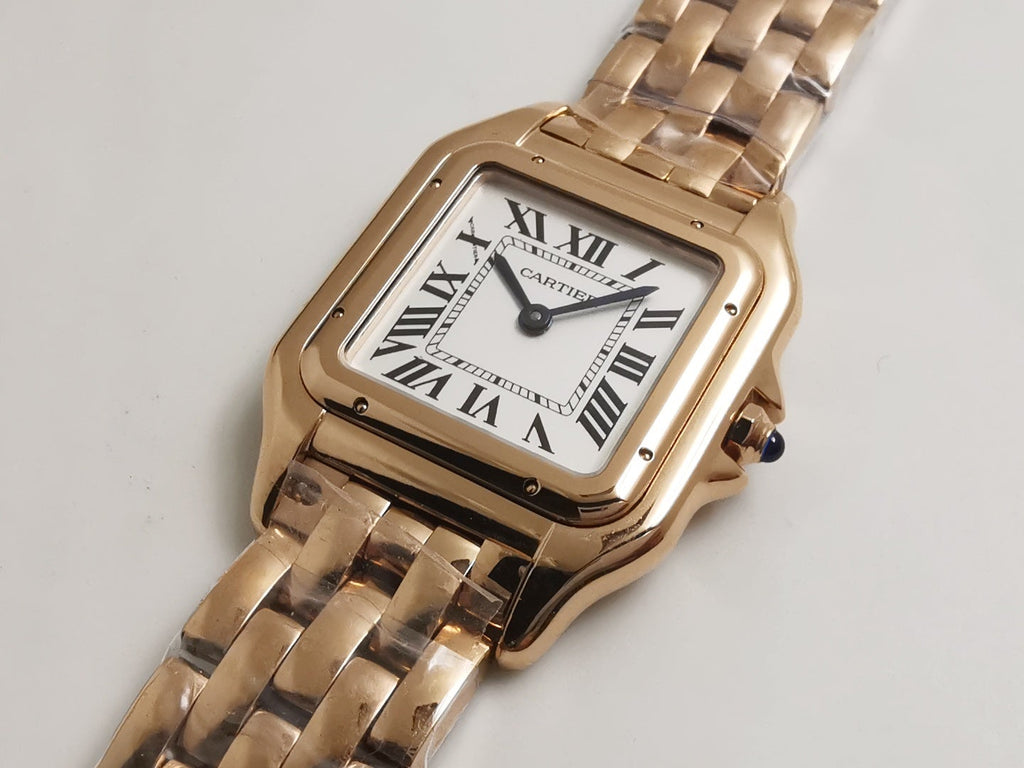 CARTIER PANTHERE DE CARTIE QUARTZ PINK GOLD CASE