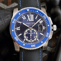 CARTIER CALIBRE DIVER 42 BLUE STAINLESS STEEL
