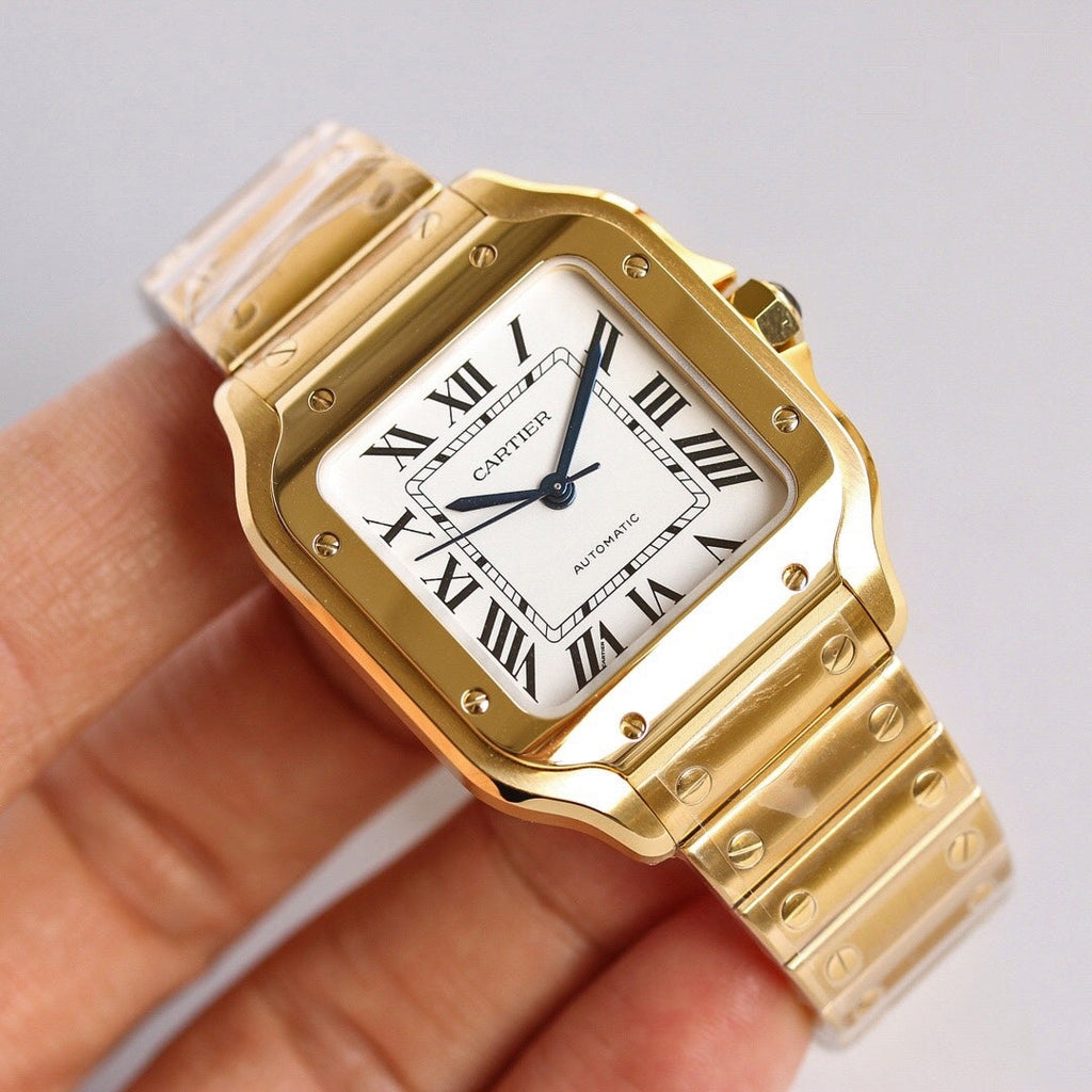 CARTIER SANTOS LADY 35.1MM GOLD