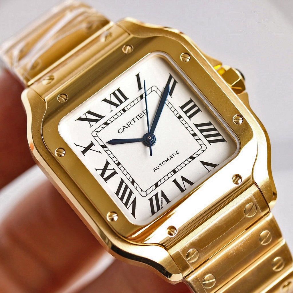 CARTIER SANTOS LADY 35.1MM GOLD