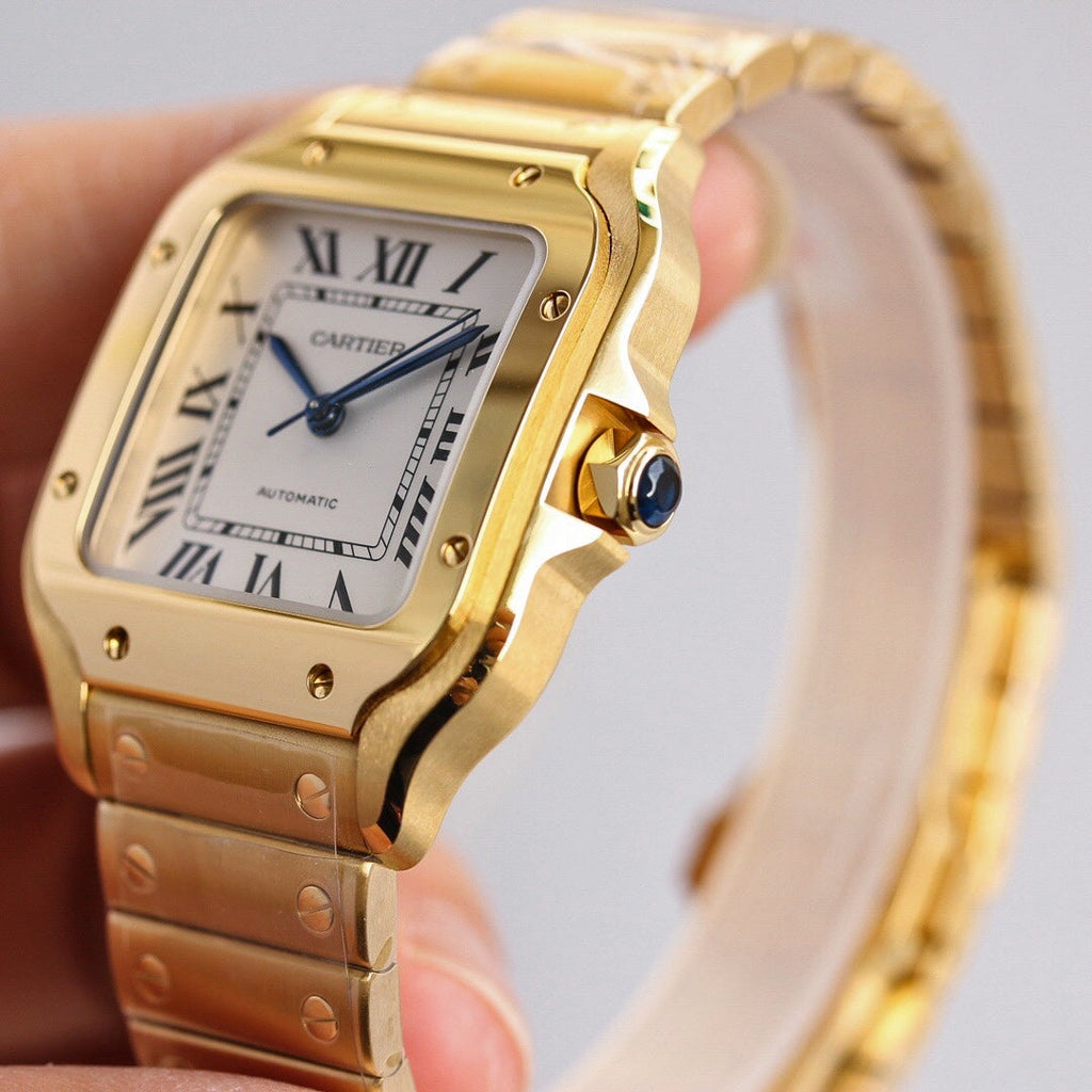 CARTIER SANTOS LADY 35.1MM GOLD