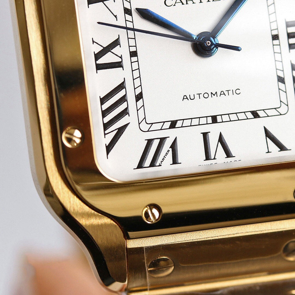 CARTIER SANTOS LADY 35.1MM GOLD