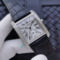 CARTIER TANK MC SECOND TIME STEEL CASE DIAMOND BEZEL