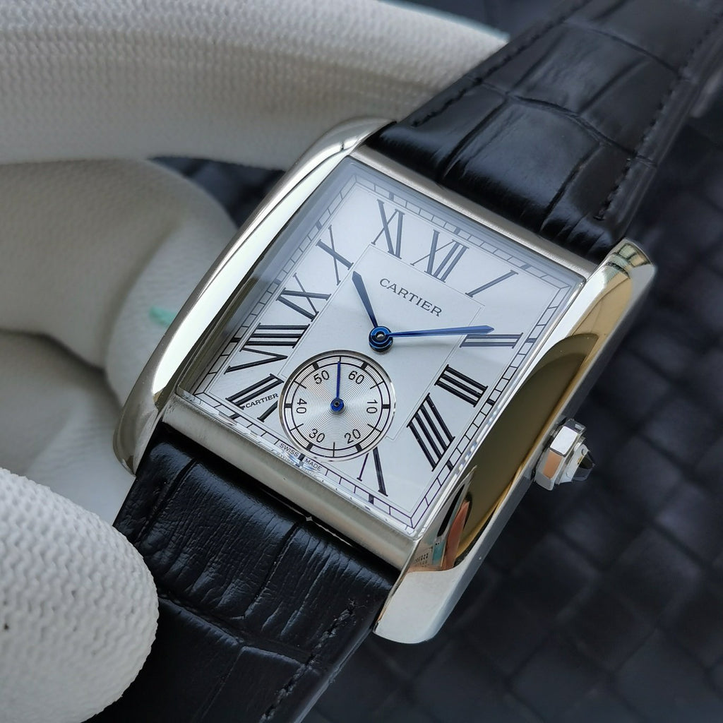 CARTIER TANK MC SECOND TIME STEEL CASE