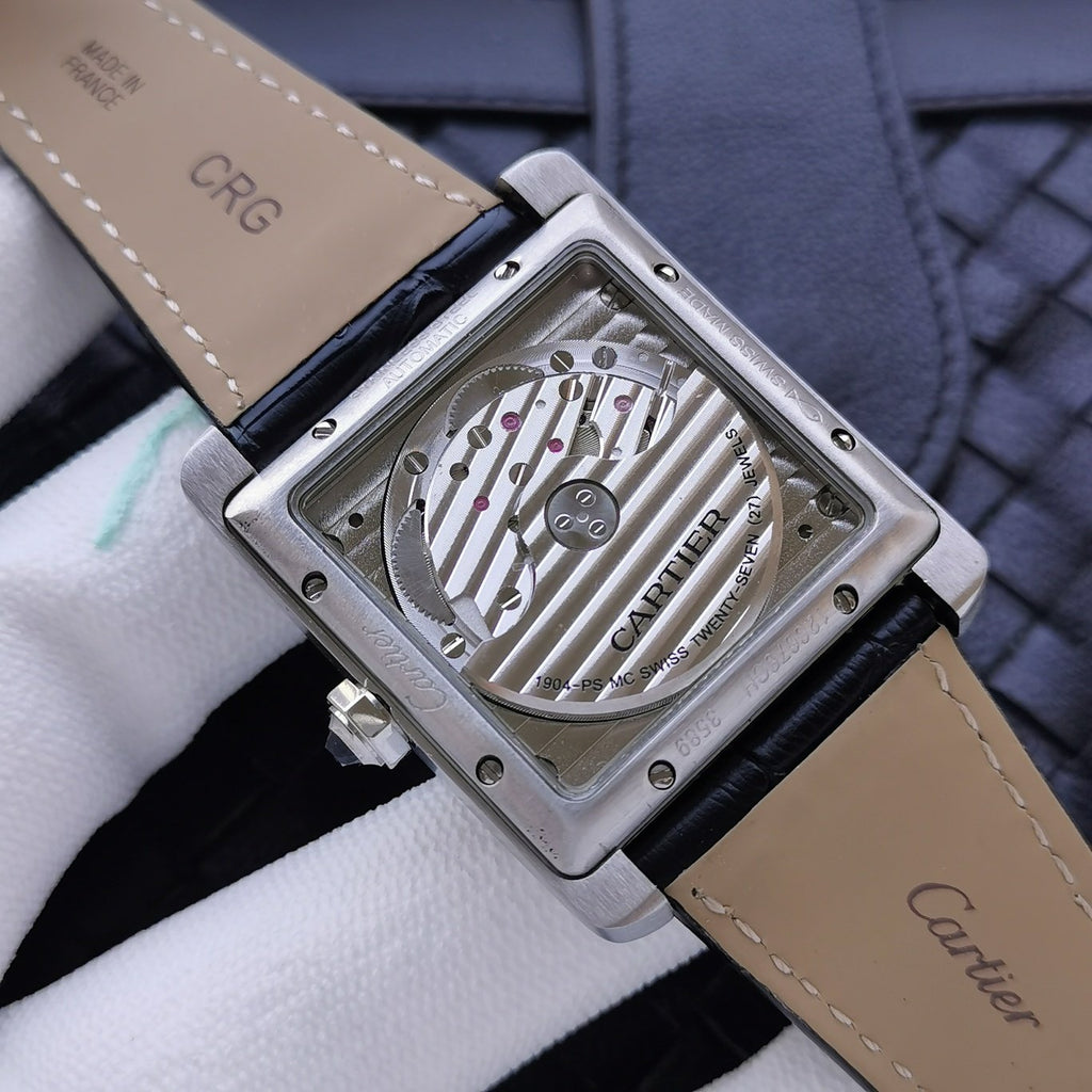 CARTIER TANK MC SECOND TIME STEEL CASE