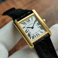 CARTIER TANK LOUIS QUARTZ GOLD CASE
