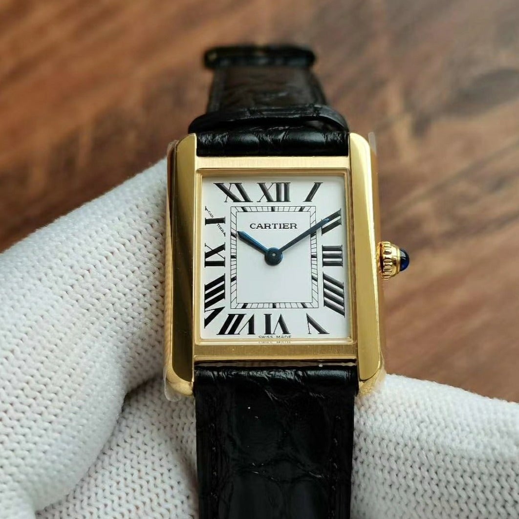 CARTIER TANK LOUIS QUARTZ GOLD CASE