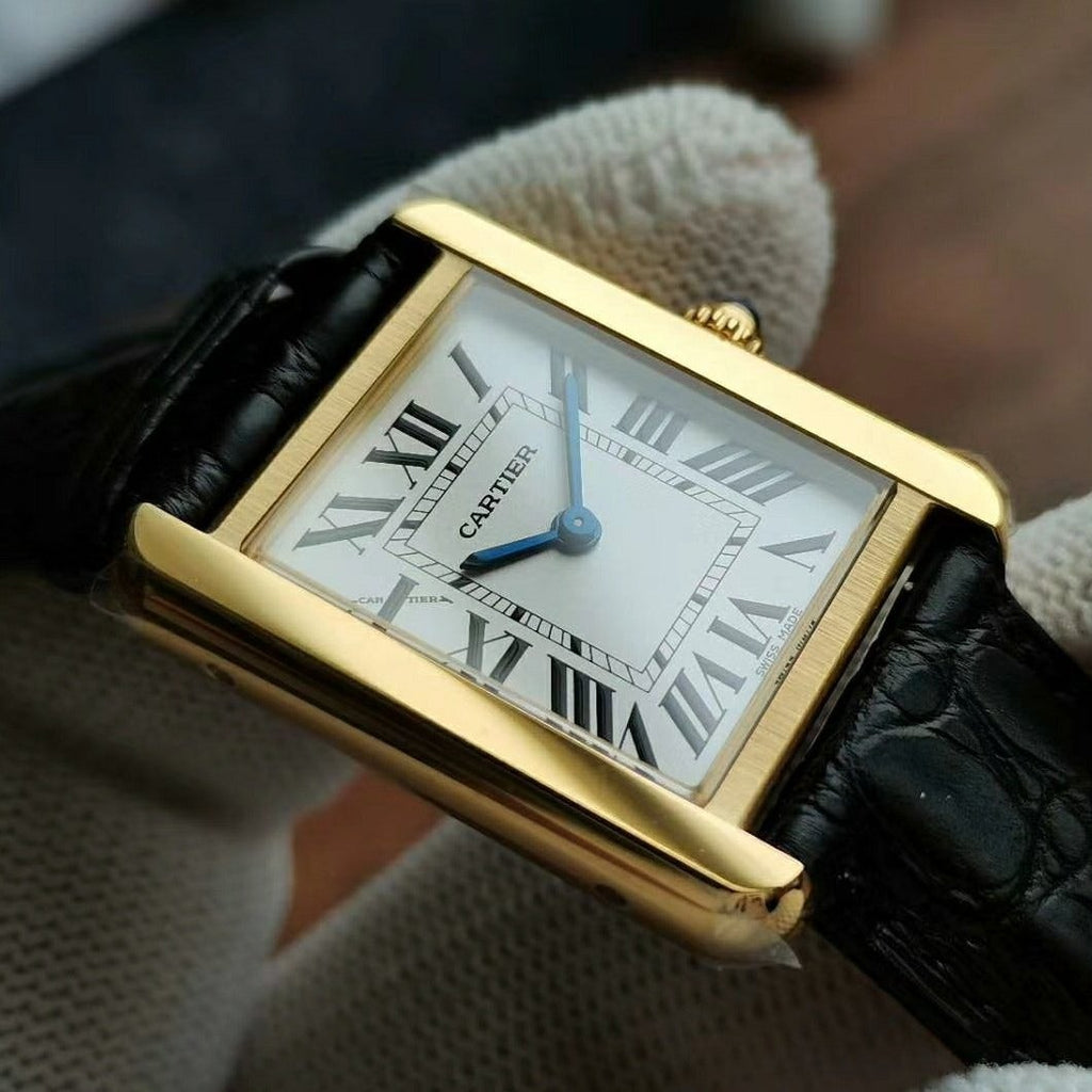 CARTIER TANK LOUIS QUARTZ GOLD CASE