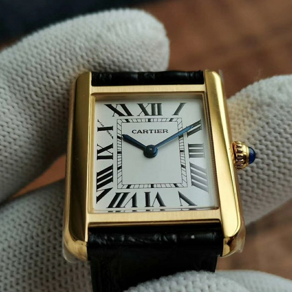 CARTIER TANK LOUIS QUARTZ GOLD CASE