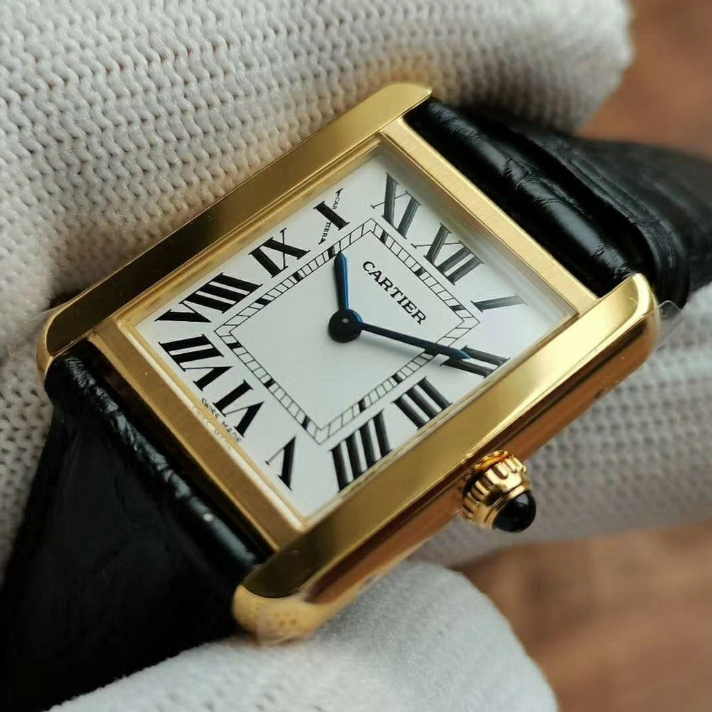 CARTIER TANK LOUIS QUARTZ GOLD CASE