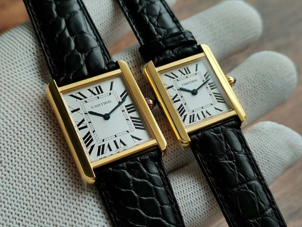 CARTIER TANK LOUIS QUARTZ GOLD CASE