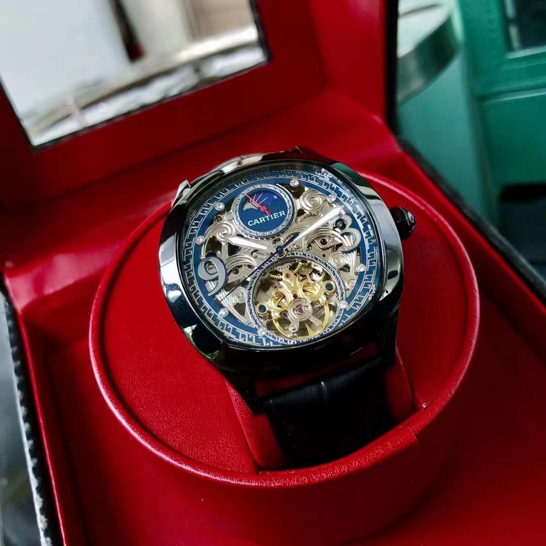 CARTIER DRIVE DE CARTIE ROSE GOLD CASE SKELETON 43MM