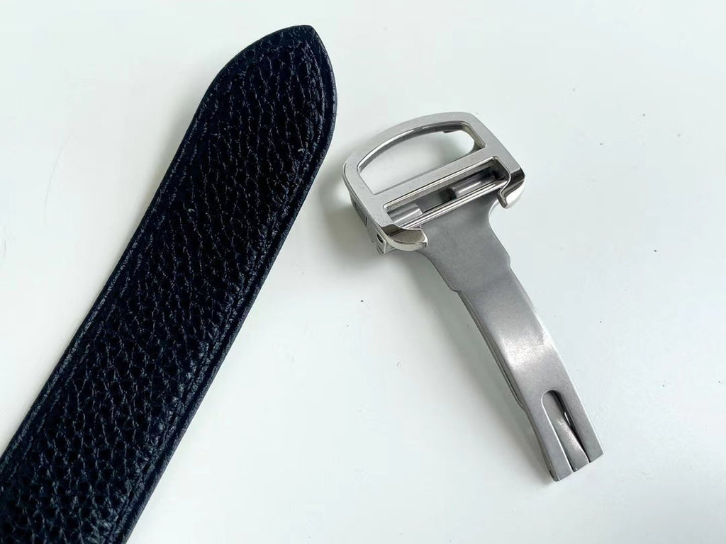CARTIER TANK SOLO QUARTZ GOLD CASE CALF SKIN