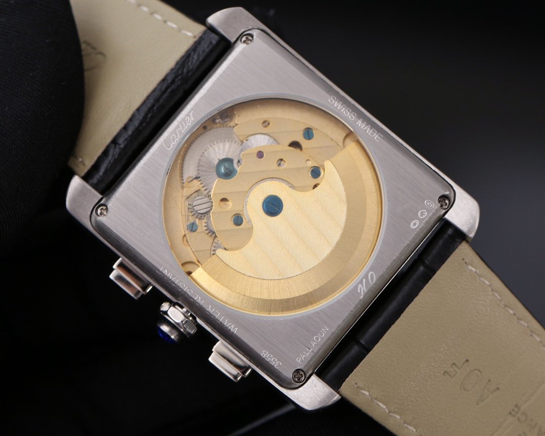 CARTIER TANK MC ANNUAL CALENDAR MOONPHASE TOURBILLON