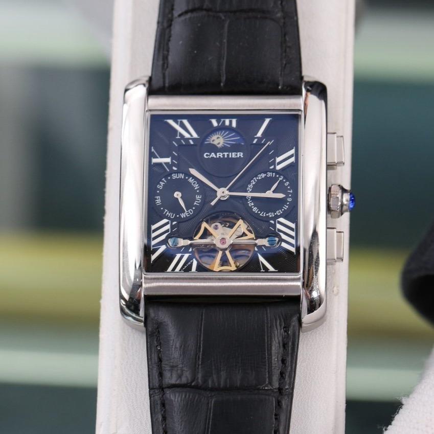 CARTIER TANK MC ANNUAL CALENDAR MOONPHASE