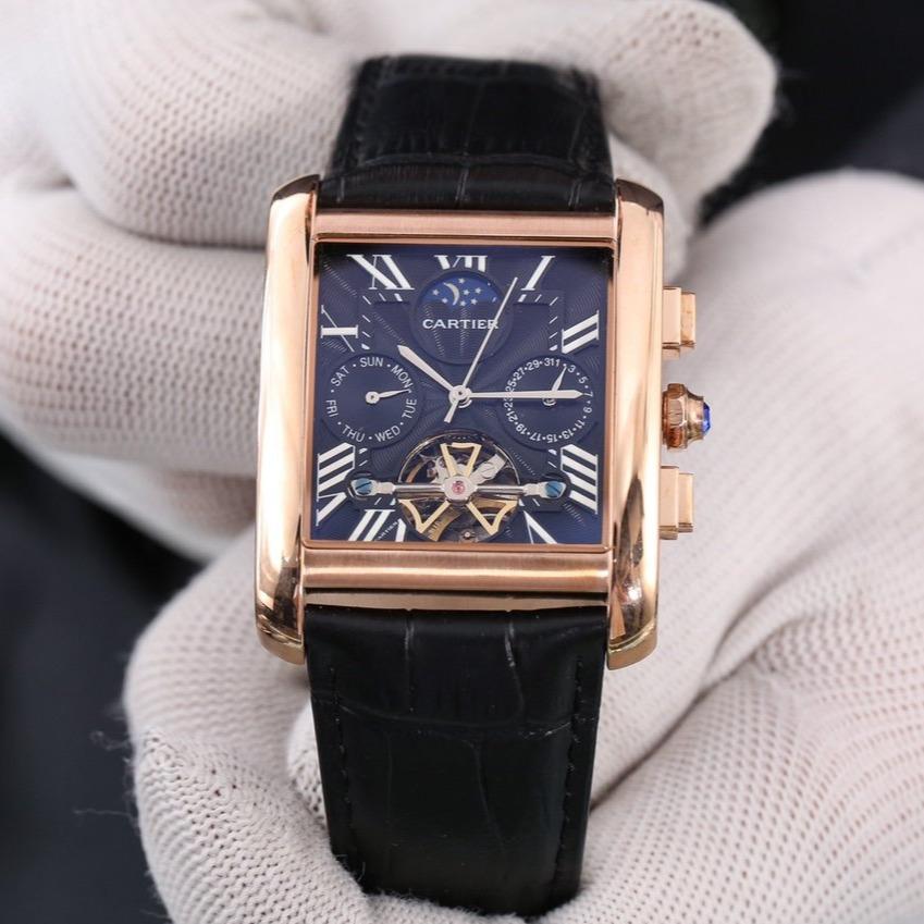 CARTIER TANK MC ANNUAL CALENDAR MOONPHASE