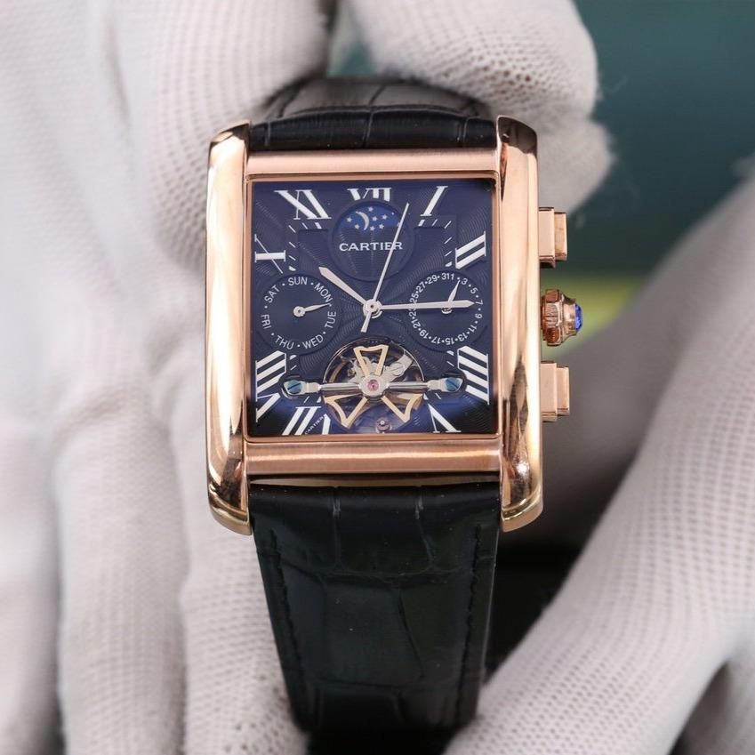 CARTIER TANK MC ANNUAL CALENDAR MOONPHASE