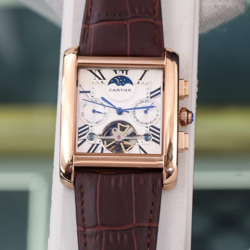 CARTIER TANK MC ANNUAL CALENDAR MOONPHASE