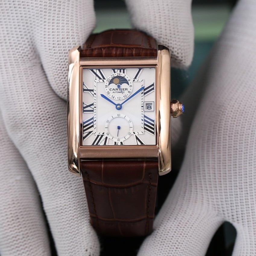 CARTIER TANK MC SECOND TIME MOONPHASE